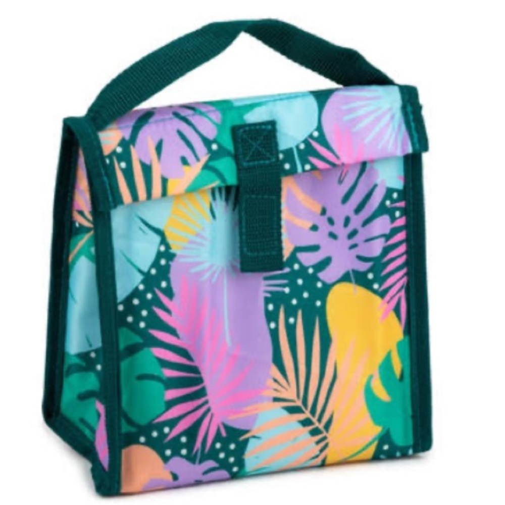 Palm Design Everyday Living Girls Insulated Lunch Sack